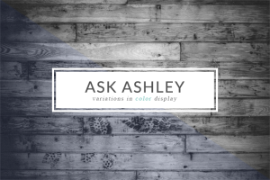ask ashley: variations in color display