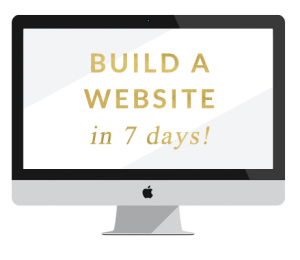 build a website in 7 days