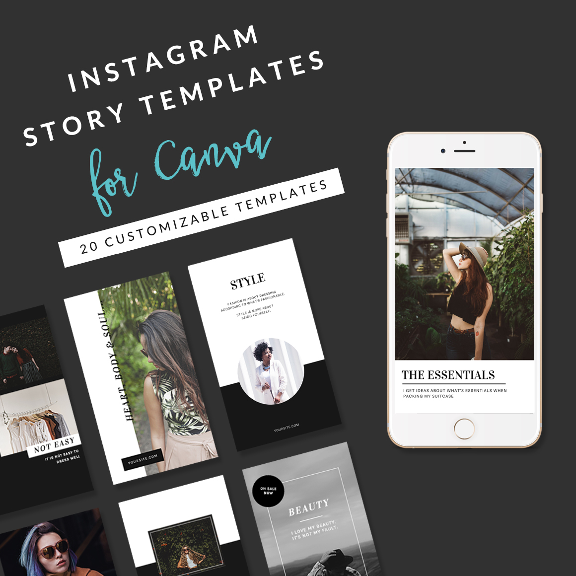 Instagram Story Templates For Canva - For Effortless, Profesional Content