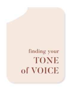 Finding Your Brand Tone Workbook